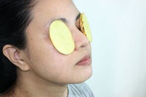 the use of potatoes for rejuvenation around the eyes